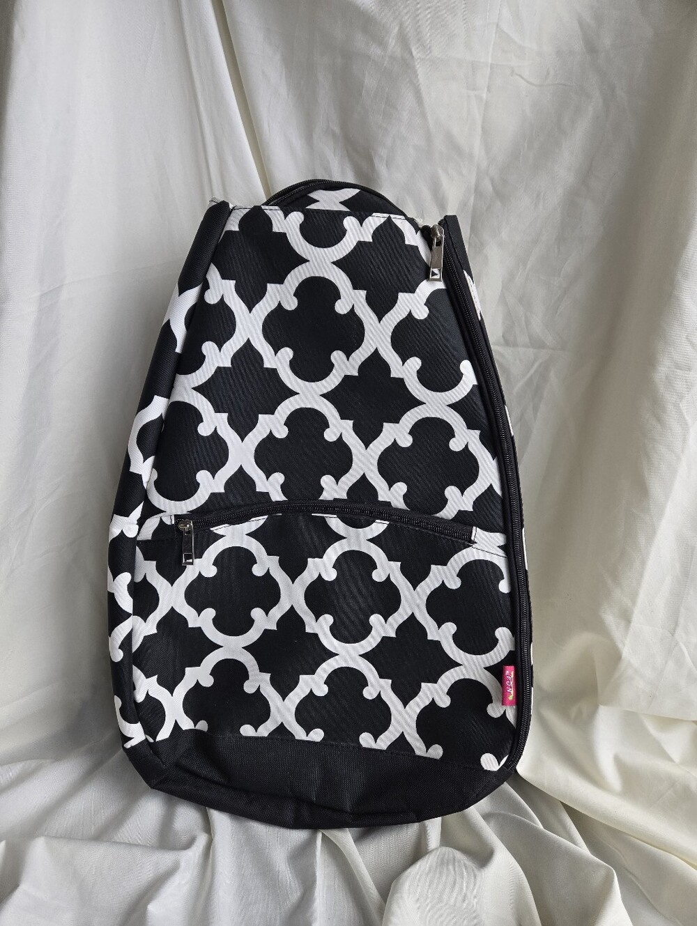 Tennis Bag by N.Gil Black and White